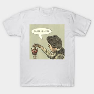 Dracula - Blood is Lives (Claes Bang - vintage) T-Shirt